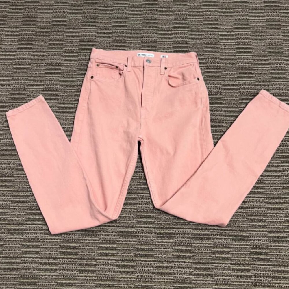 RE/DONE originals high rise women’s jeans pink size 29 Outseam 41 $198